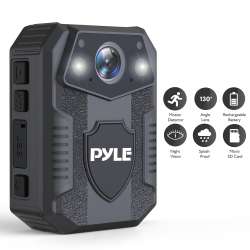 Pyle PPBCM8 - Police Body Camera - Personal HD Wire-less Body Worn ...