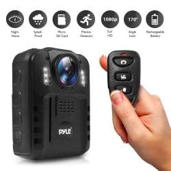 PYLE PPBCM9 - Compact & Portable HD Body Camera, Wireless Person Worn ...