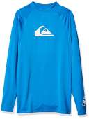 Quiksilver Men's Standard All Time Long Sleeve Rashguard UPF 50 Sun Protection Surf Shirt, Blithe, XXX-Large
