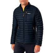 Rab Men's Microlight Down Jacket for Hiking, Climbing, and Skiing - Beluga - Small