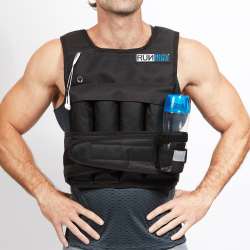 RUNmax Run Fast 12lb-140lb Weighted Vest (with Shoulder Pads, 20lb ...