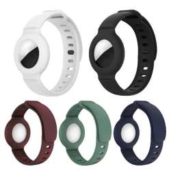Silicone Apple Airtag Wristband Children Adults Adjustable