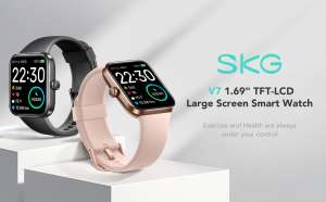 SKG Smart Watch for Women, Fitness Tracker with 5ATM Swimming