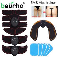 Smart EMS Hips Trainer Electric Muscle Stimulator Wireless Buttocks ...