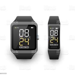 Smart Watch And Fitness Band Activity Tracker Or Sport Bracelet