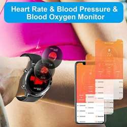 Smart Watch, LCW Fitness Tracker Watch with Heart Rate Blood