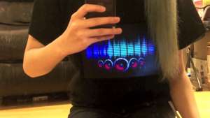 Sound Activated Equalizer LED shirt review and how to wash it