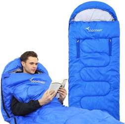 Sportneer Sleeping Bag Wearable Lightweight Waterproof Sleeping Bags ...