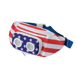 The 2018 Fanny Pack with Bluetooth Speakers (American Flag)