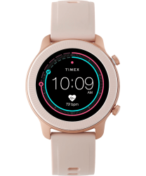Timex Metropolitan R 42mm Smartwatch Pink Silicone Strap Women's Watch ...