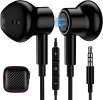 TITACUTE 3.5mm Earbuds Noise Canceling Headphones with Microphone Magnetic in-Ear Wired 3.5mm... TITACUTE 3.5mm Earbuds Noise Canceling Headphones with Microphone Magnetic in-Ear Wired 3.5mm...