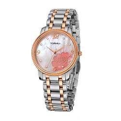 Tophill Womens Sf100 Fashion Quartz Dress Wrist Watch 2 Tone Swiss Far ...