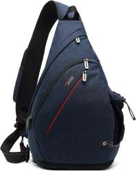 TUDEQU Sling Bag Crossbody Sling Backpack with USB Charging Port