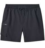 Tyhengta Mens Stretch Swim Trunks Quick Dry Beach Shorts with Zipper Pockets and Mesh Lining Black 40