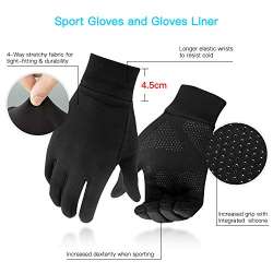 Unigear Lightweight Running Gloves, Touch Screen Anti-slip Warm Gloves ...