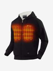 Unisex Bluetooth Heated Hoodie with Battery Pack Included - App