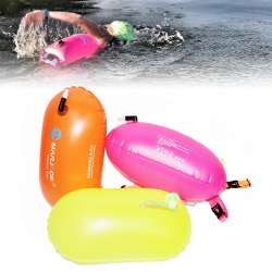 Wango Wave Swim Buoy - Swimming Safety Float and Drybag for Open Water ...