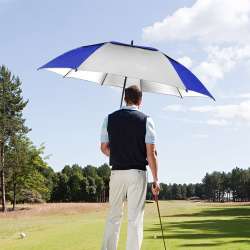WeGuard 60 Double Canopy Large Golf Umbrella, Automatic Open Windproof ...