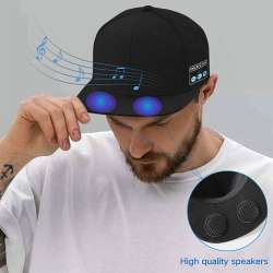 Wireless Bluetooth 5.0 Speaker Hat/Cap with (Inbuilt Microphone