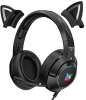 ZOOPIE Wired Cat Ear Gaming Headphones with Mic, Active Noise Cancelling RGB Luminous Black Demon... ZOOPIE Wired Cat Ear Gaming Headphones with Mic, Active Noise Cancelling RGB Luminous Black Demon...