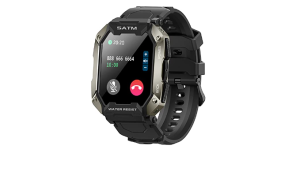 ZUKYFIT Smart Watch(Call Receive/Dial), Rugged Smartwatch with 24/7 ...