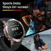 Amazfit - Falcon Smartwatch 32mm Titanium - Black Amazfit - Falcon Smartwatch 32mm Titanium - Black