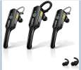 3 Pack Wireless Mini Walkie Talkies, ENC Noise Cancellation Ear-Hook