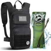 3L Hydration Pack Backpack with Detachable Water Bladder Tactical Molle Daypack