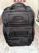 Bopai Mens Black Slim Professional Business 15.6 Travel Laptop Backpack Bag NWOT