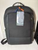 Bopai Mens Black Slim Professional Business 15.6 Travel Laptop Backpack Bag NWT