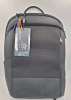 Bopai Slim Genuine Leather Laptop Black Business Backpack USB Charging Port