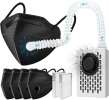 Electric Wearable Air Purifier Maskes,Air Supply,With HEPA Filter,for White Electric Wearable Air Purifier Maskes,Air Supply,With HEPA Filter,for White
