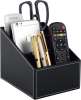 Fashionable PU Leather TV Remote Control Holder with 3 Compartments, Storage Rac Fashionable PU Leather TV Remote Control Holder with 3 Compartments, Storage Rac