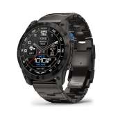 Garmin D2™ Mach 1 Pro, Aviator Smartwatch with GPS Moving Map, Aviation Weather, Health and Wellness Features, AMOLED Display, and Built-in Flashlight