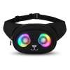 Gelrova LED Fanny Pack Bluetooth Speaker Waist Bag Music Sync Lights Gelrova LED Fanny Pack Bluetooth Speaker Waist Bag Music Sync Lights