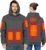 Heated Hoodie for Men Women 20000Mah Battery Fast Charge with Fleece Lining Unis Heated Hoodie for Men Women 20000Mah Battery Fast Charge with Fleece Lining Unis