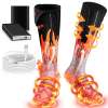 Heated Socks for Men Women, 5000mAh*2 Rechargeable Washable Electric Heated Socks Up to 10 Hours... Heated Socks for Men Women, 5000mAh*2 Rechargeable Washable Electric Heated Socks Up to 10 Hours...
