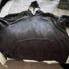 Huggle Hooded Wearable Blanket Sweatshirt w/ Pocket Gray One Size 64x55 Huggle Hooded Wearable Blanket Sweatshirt w/ Pocket Gray One Size 64x55