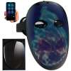 Led Face Mask HD for Halloween Rave Masquerade, W/ WIFI Programmable Video Play Led Face Mask HD for Halloween Rave Masquerade, W/ WIFI Programmable Video Play
