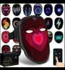 LED Mask With Bluetooth Programmable App for adult Halloween masquerade party LED Mask With Bluetooth Programmable App for adult Halloween masquerade party