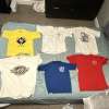 Lot of 6 Vintage Shawnee KS Local T-Shirts – DARE, Cub Scouts, Sharks,Honor Band