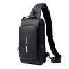 Men's Sling Backpack Waterproof Anti-theft Shoulder Crossbody Chest Bag USB Por Men's Sling Backpack Waterproof Anti-theft Shoulder Crossbody Chest Bag USB Por