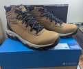 NEW Columbia Newton Ridge Plus II Waterproof Hiking Boots Men’s 14 Elk/Black NIB