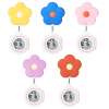 Retractable Digital Nurse Lapel Watch Clip-on Cute Flower Badge Fob Pocket Watch Retractable Digital Nurse Lapel Watch Clip-on Cute Flower Badge Fob Pocket Watch