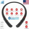Sweatproof Neckband Headset Wireless Bluetooth Retractable Headphones Earbuds Sweatproof Neckband Headset Wireless Bluetooth Retractable Headphones Earbuds