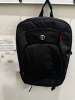 SwissDigital Design ARNI Black Expandable Travel Laptop Backpack