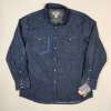 Teva Shirt Mens Large Indigo Blue Button Up 3XDRY Hydrophobic Performance Cotton Teva Shirt Mens Large Indigo Blue Button Up 3XDRY Hydrophobic Performance Cotton