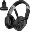 Trucker Bluetooth 5.0 Wireless Headset With Noise Cancelling Mic For Phones PC