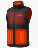 Venustas Men's Heated Vest, 9V USB-C Heated Vest Works With Any USB-C Power Bank
