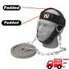 Weight lifting head neck harness gym workout exercise training straps belt new